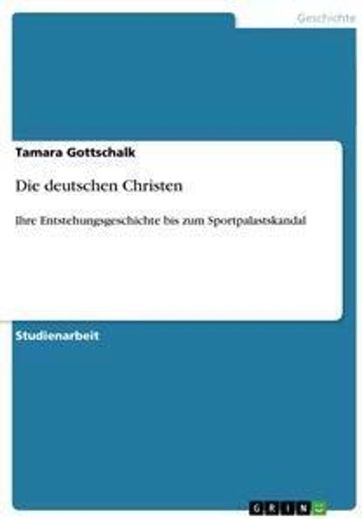 Die deutschen Christen
