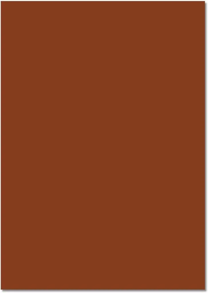 Carton créatif brun chocolat 50x70cm 220g/m² pour dessin et bricolage