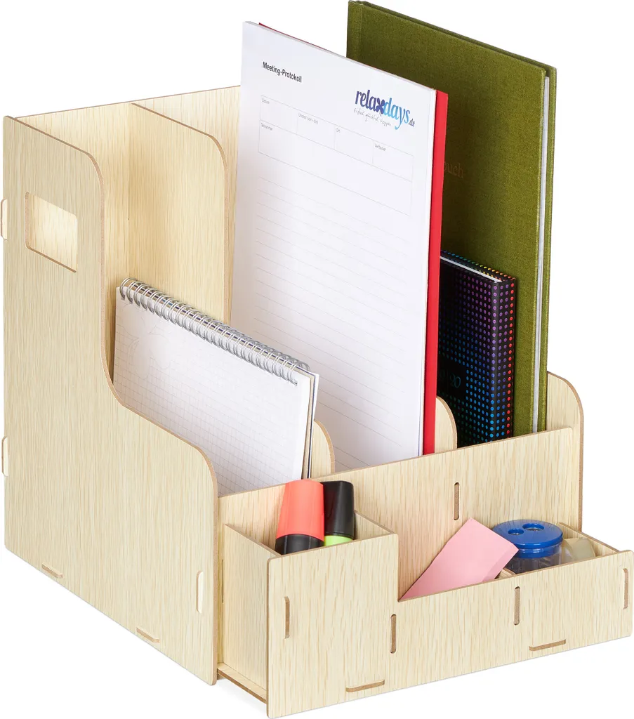 Relaxdays Portariviste 3 Slot + Tool Box: L'ultimo Organizer che Comprerai