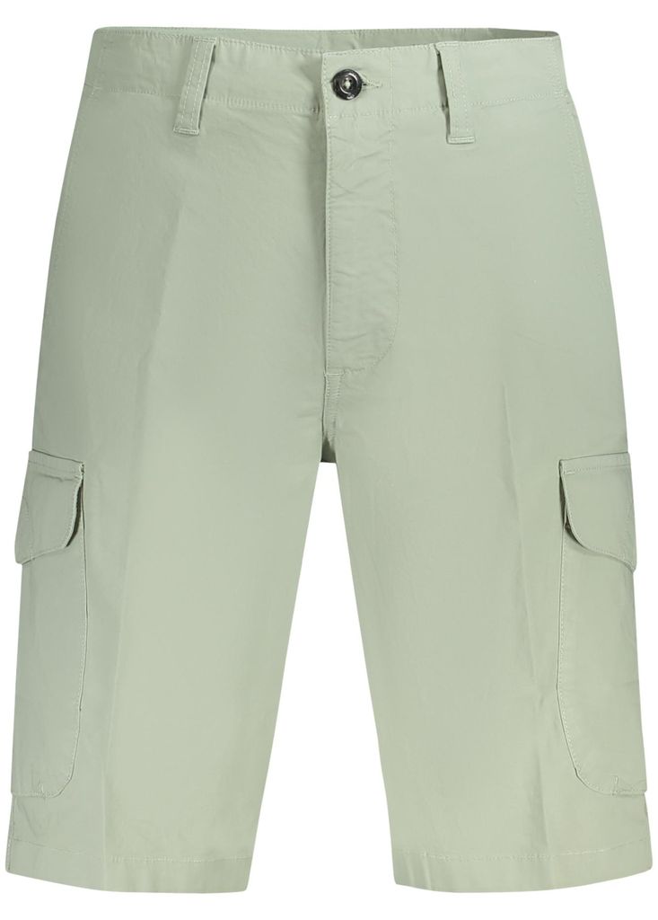Grüne Herren Bermuda Shorts, Regular Fit, mit praktischen Taschen
