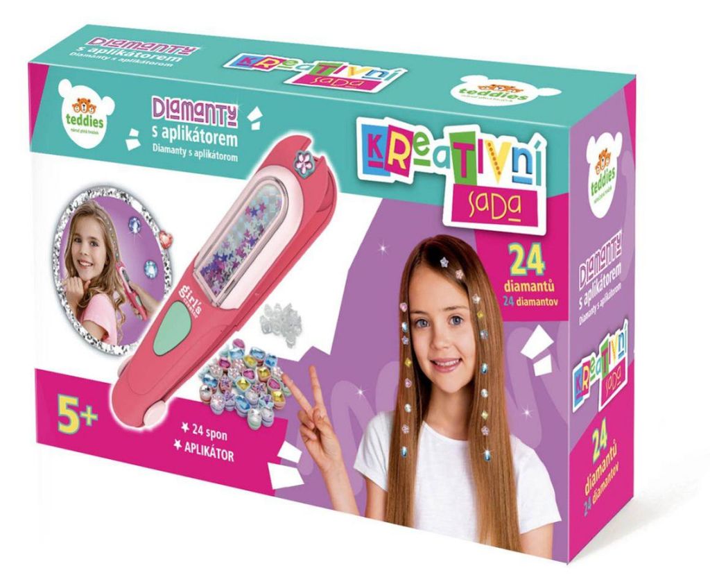 Diamanti scintillanti per capelli con applicatore in Immagine del prodotto 