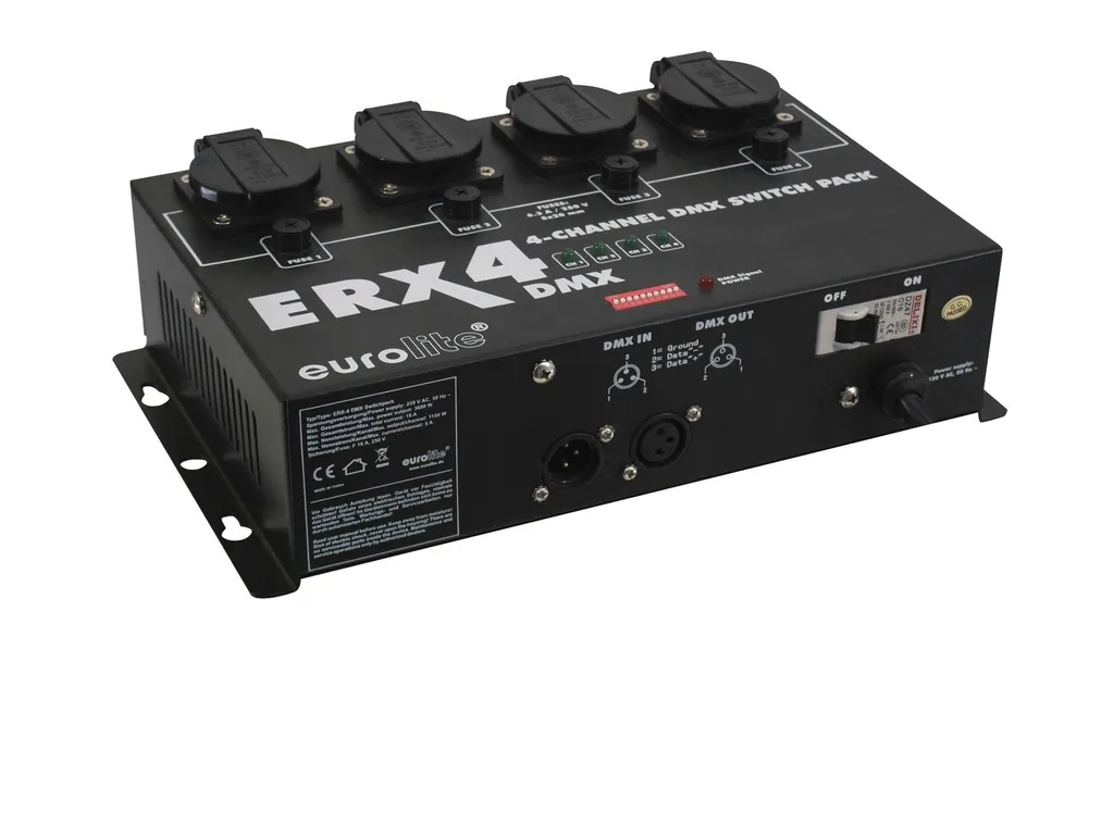 Eurolite ERX-4 Switchpack DMX 4 sorties avec protection individuelle