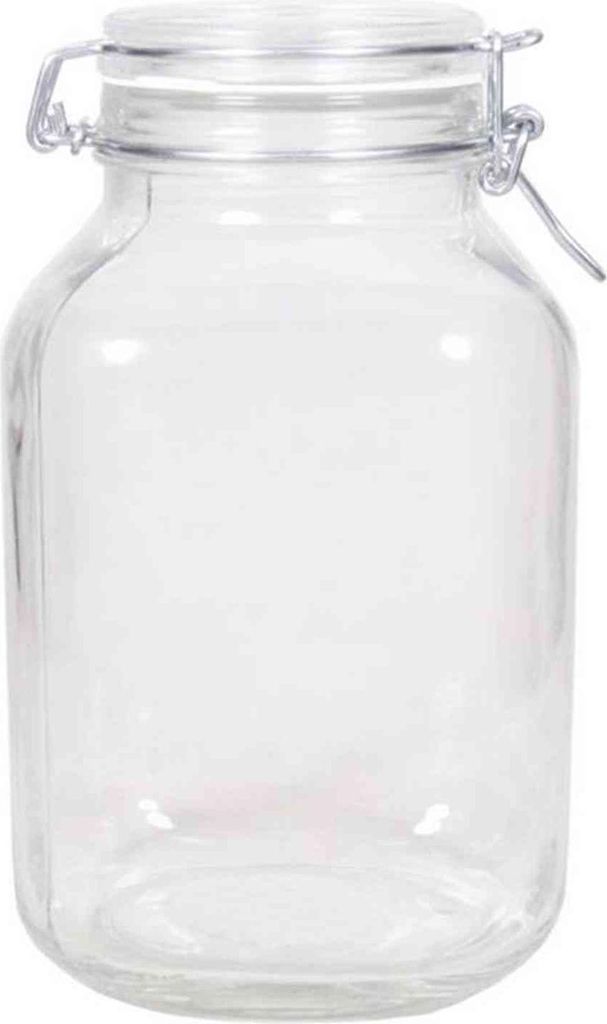 INNA-Glas XXL Vorratsglas JARVEN, 3 Liter, Zylinder - Rund, klar, 24cm, Ø 9,5cm - Ø 13cm - Einmachglas