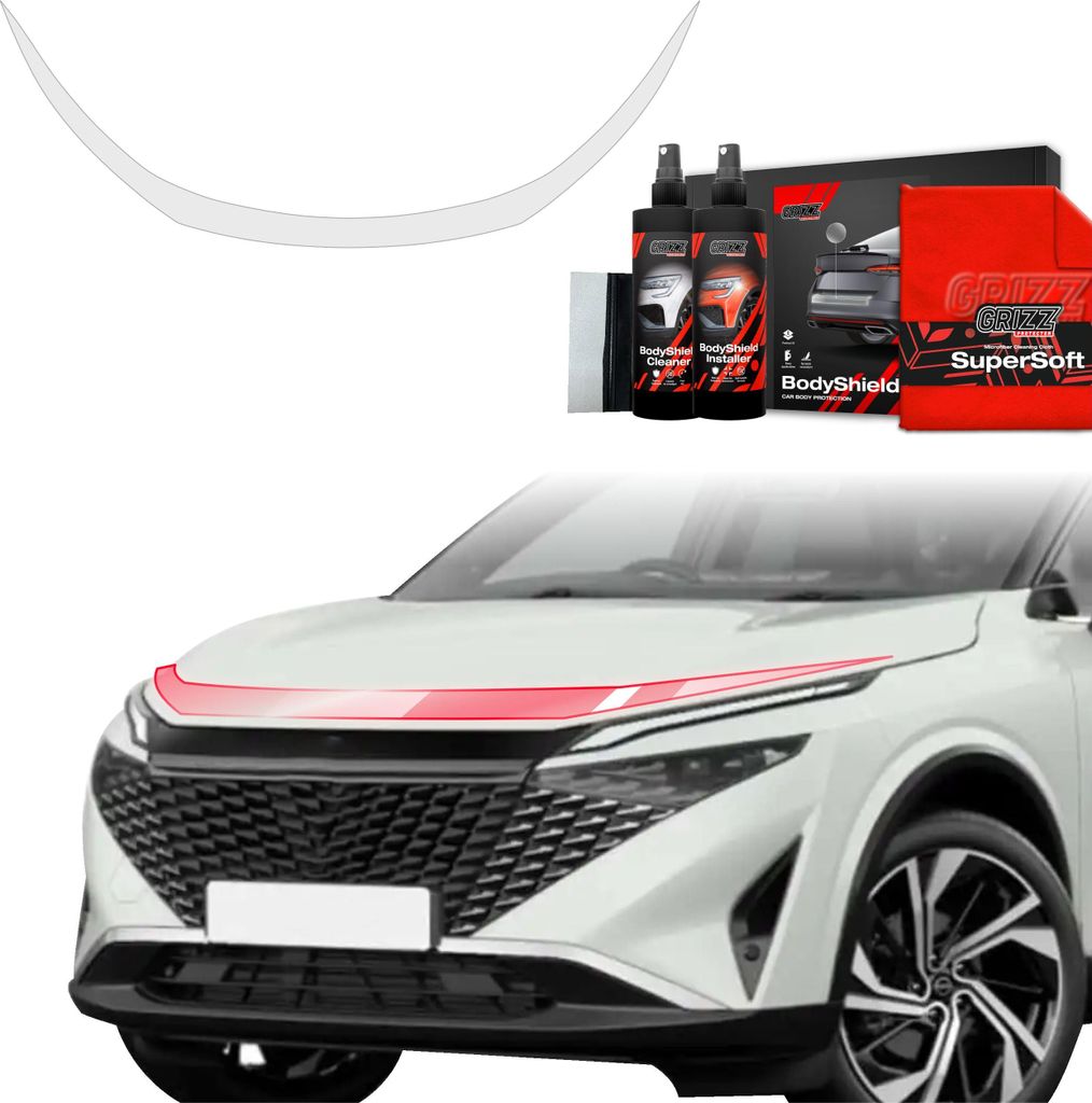 Schutzfolie Grizz Protector für Motorhaube - Nissan Qashqai 3 Facelift (2024-2025)