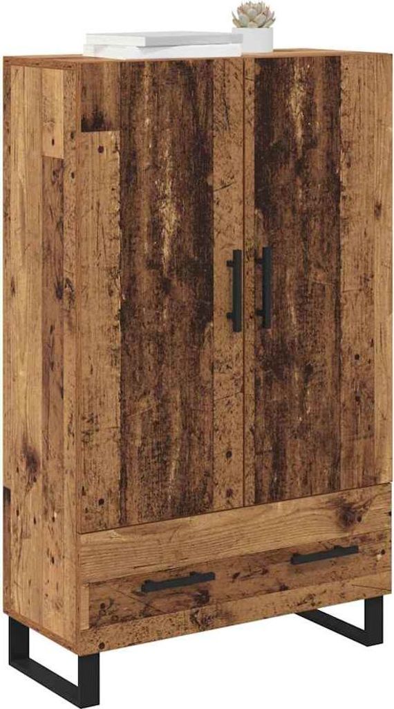 Eleganter Möbel Highboard Altholz 69,5 x 30 x 115cm Holzwerkstoff - CJG920604 - Kommoden