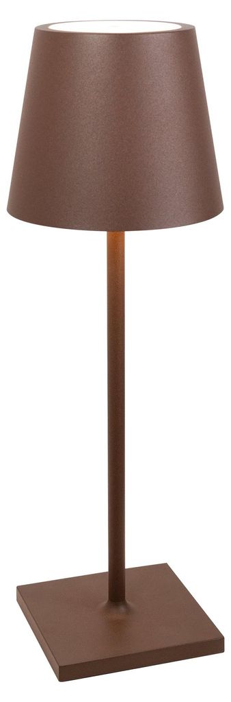 Lampa stołowa LED Poldina L Desk Corten, ładowalna i Zdjęcie produktu 