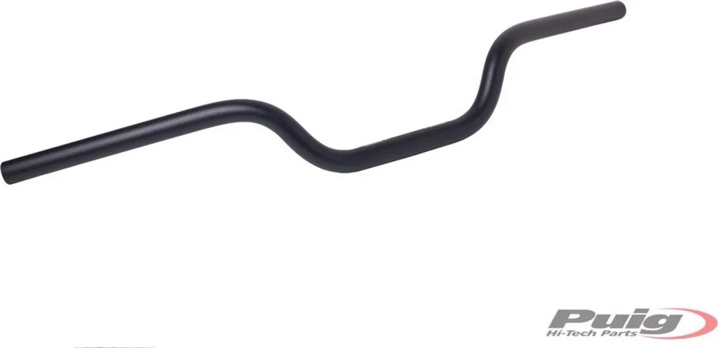 Guidon Universel Puig 6242N Noir Robuste pour Personnalisation de Moto