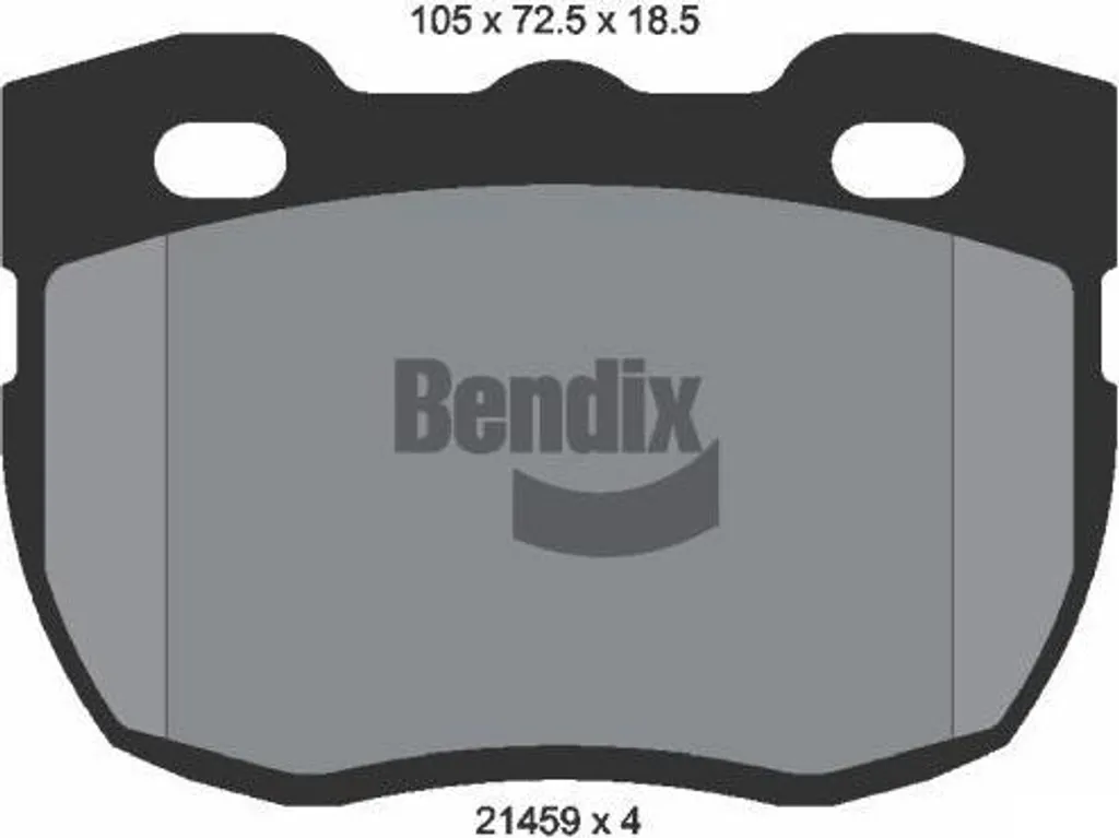 Plaquettes de Frein Bendix BPD1791 Haute Résistance OE RTC5000 4pcs