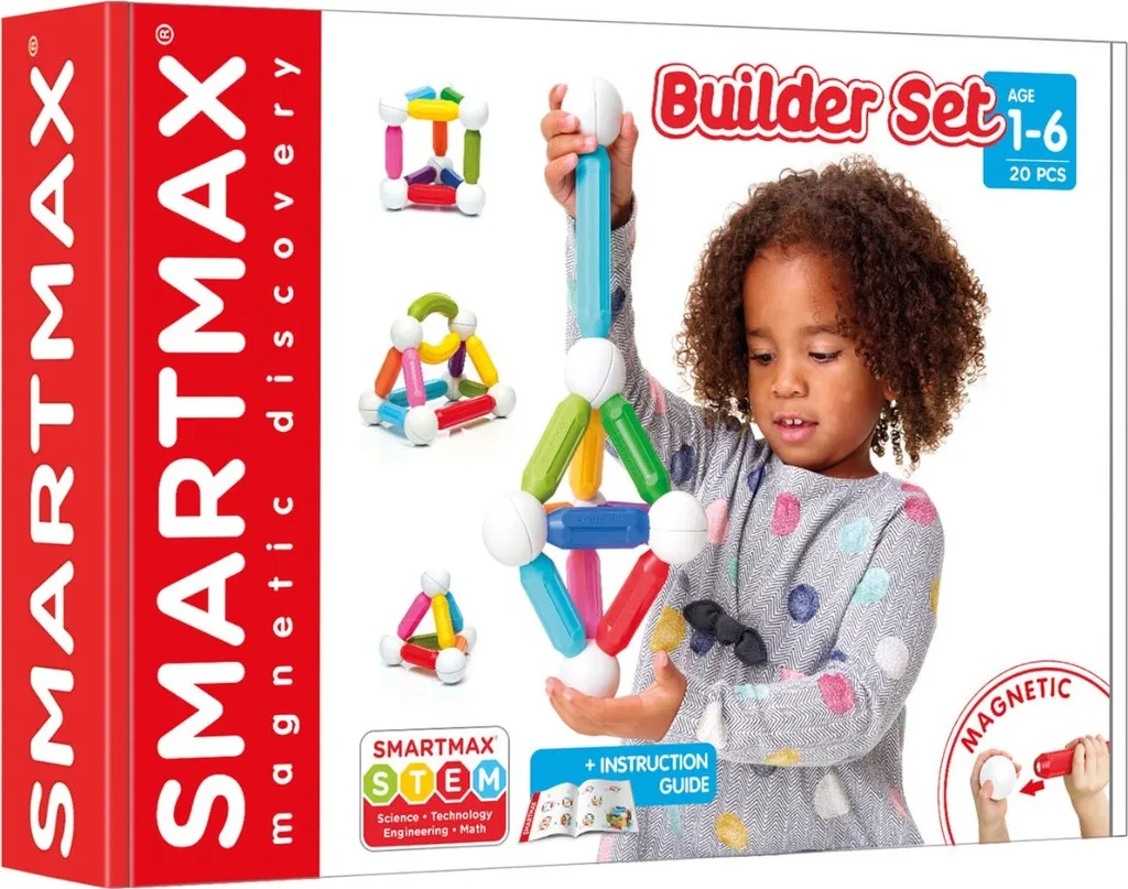 SmartMax My First Totem : Jeu de construction magnétique de 20 pièces