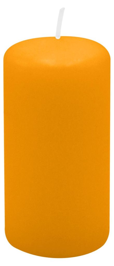 Stumpenkerzen 80 x  Ø 40 mm, Honig, 24 Stück Produktbild 