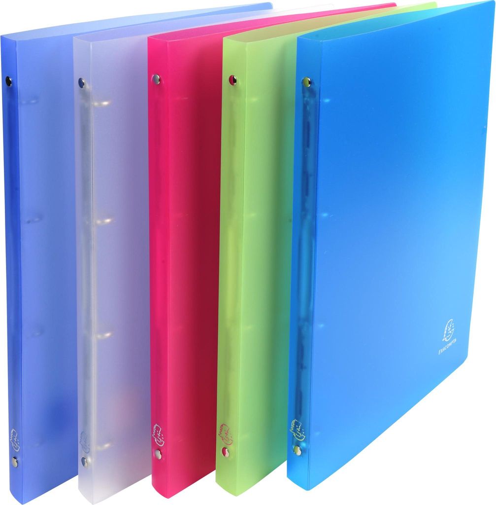 Exacompta 20x Classeur 4 anneaux 15 mm PP A4 Couleurs Image du produit 