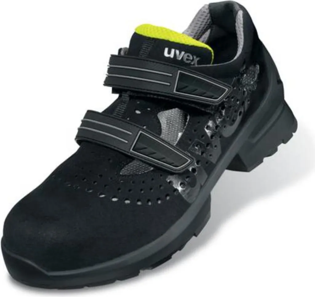 Uvex 65609 Sandales de sécurité ESD S1 avec fermeture Velcro rapide
