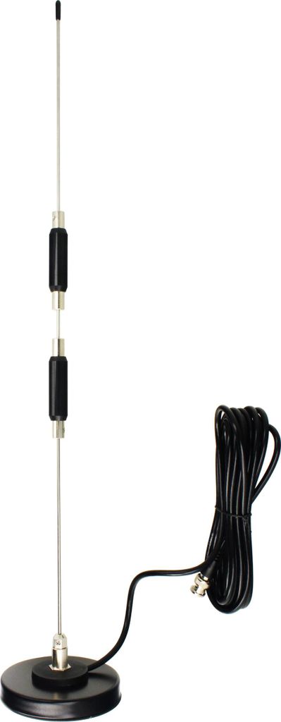 Moonraker GSCAN II Mobile Scanner Antenne – Vertikale Breitbandantenne 25–2000 MHz – Magnetfuß mit BNC-Stecker – 60 cm Länge – inkl. 4 ...