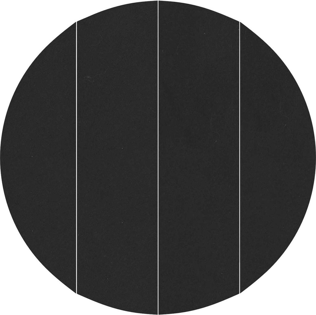 vidaXL Bodenfolie für Pools Schwarz Ø 428 cm Vliesstoff