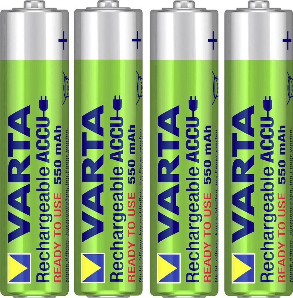 Varta RECHARGE Power AAA HR03 550mAh 4St. Zdjęcie produktu 9