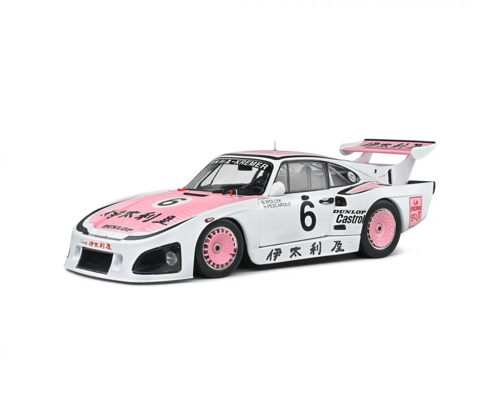 Porsche 935 K3 Solido 1:18 Blanche - Objet de Décoration Auto pour Bureau