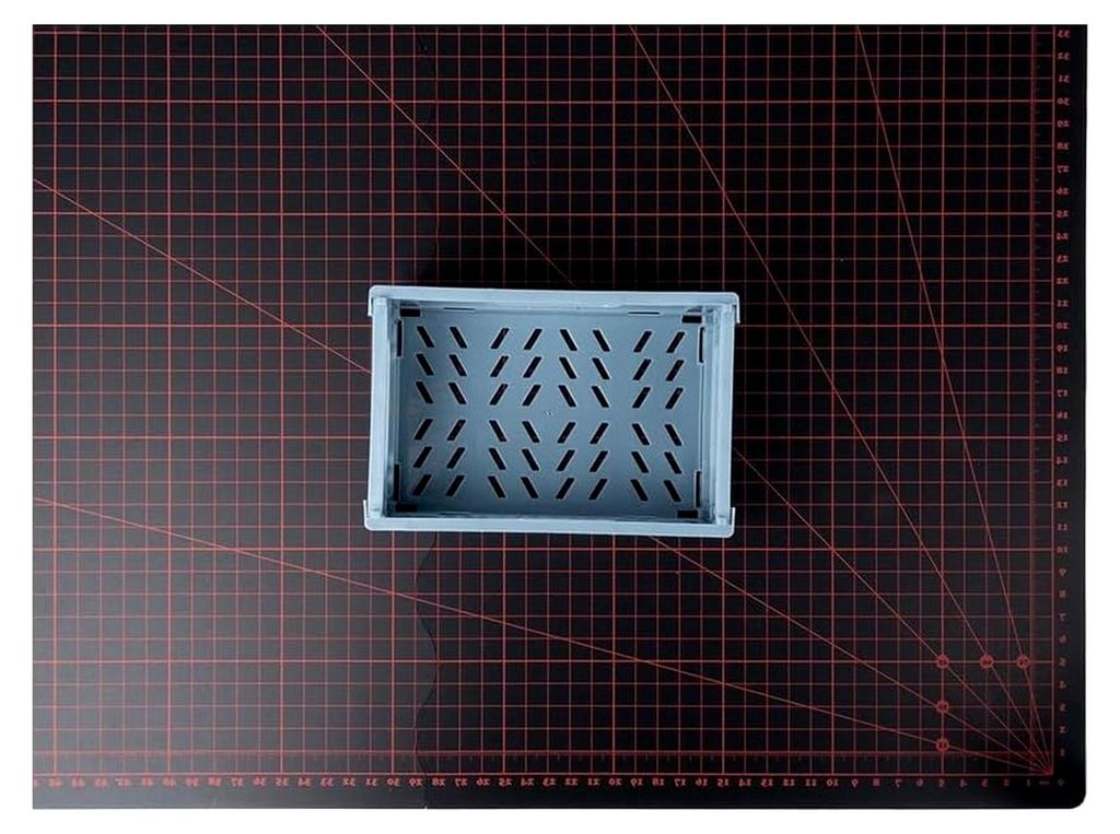 Klappkisten | stapelbar | stabil | faltbare Aufbewahrungskiste | Klappbox aus Kunststoff (15 x 10 x 5,7 cm | 4 Stück, taubenblau)