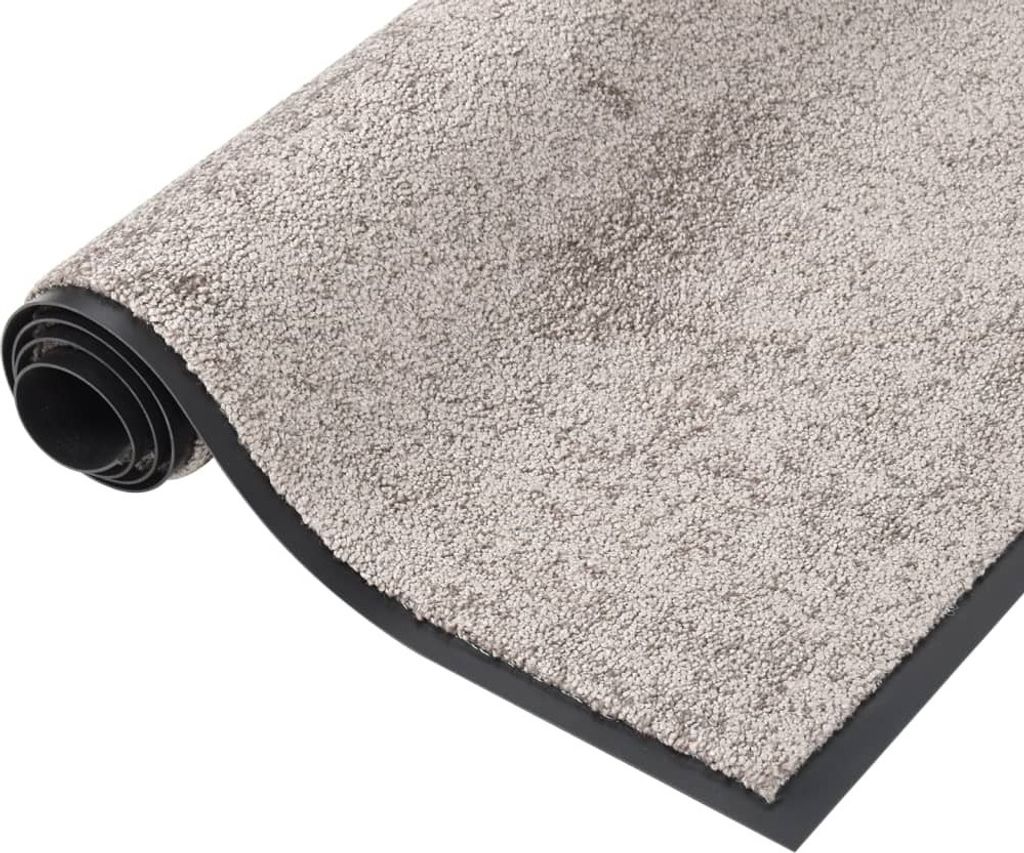 vidaXL Paillasson 80x120 cm Gris Image du produit 