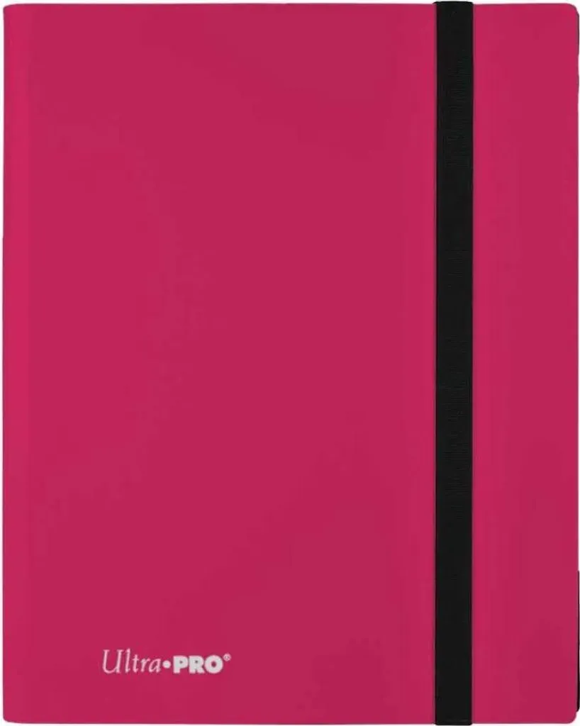 Classeur UP 9 Poches PRO Eclipse Rose Vif - Protection pour Cartes TCG