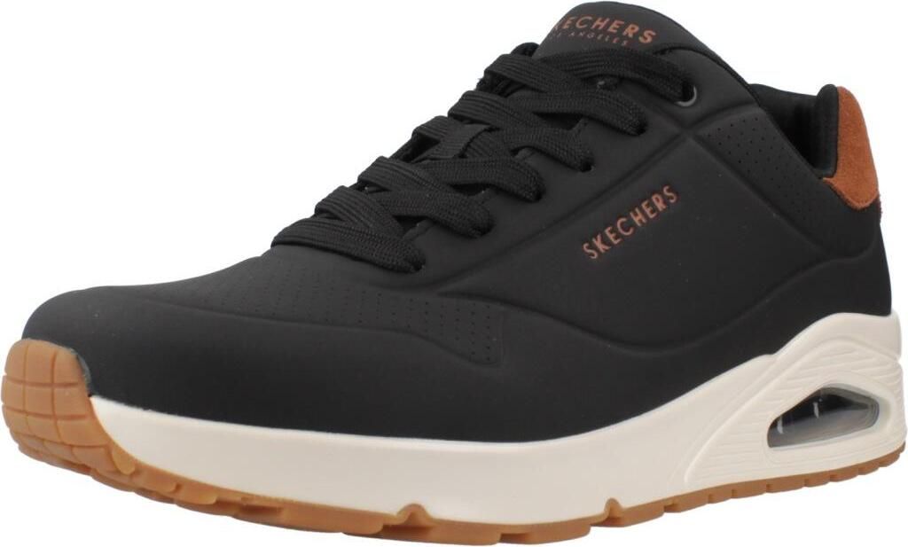 Skechers Uno - Suited On Air Sneakers Laag - Zwart - Maat 39
