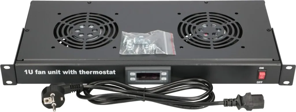 Unité de Ventilation pour Rack Informatique 19'' avec 2 Ventilateurs - 7