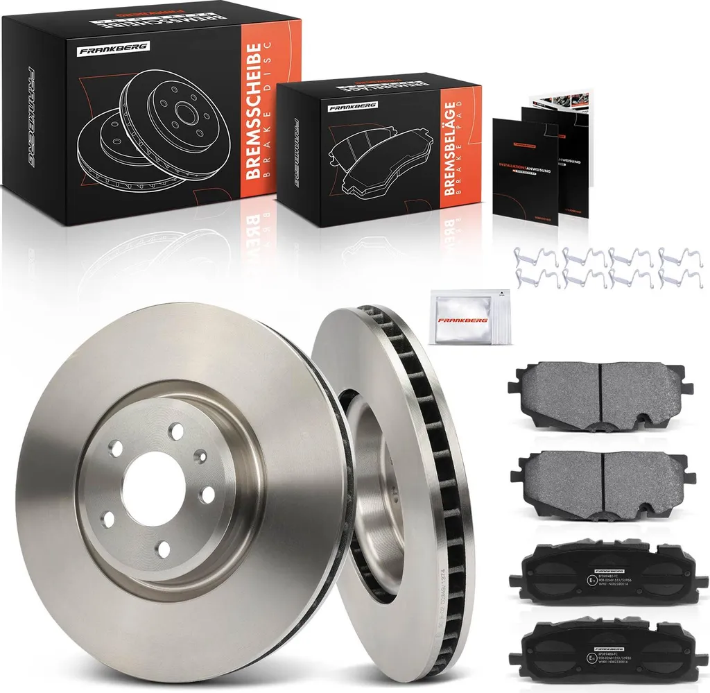 Disques de Frein Ventilés et Plaquettes Haute Performance pour Audi A5 Q7