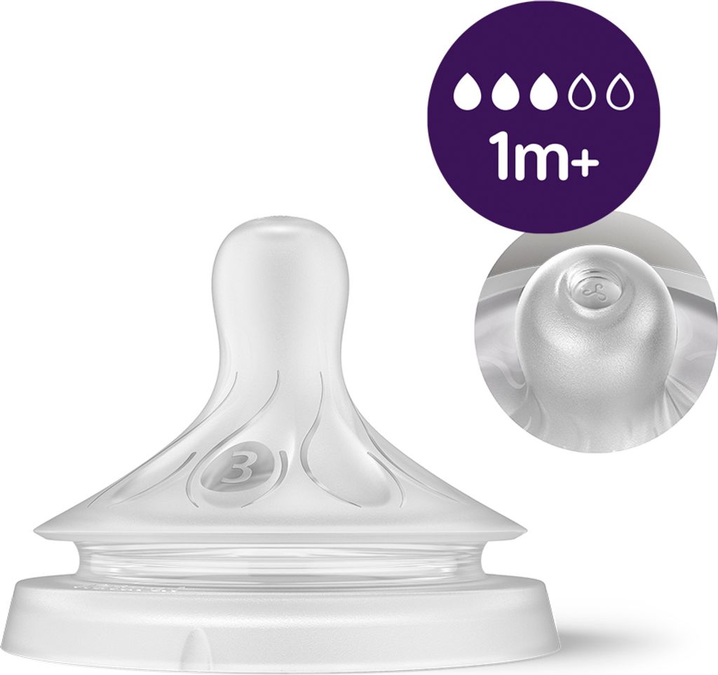 Philips AVENT Fľaša Natural Response 260 ml, 1m+ modrá Obrázok produktu 9
