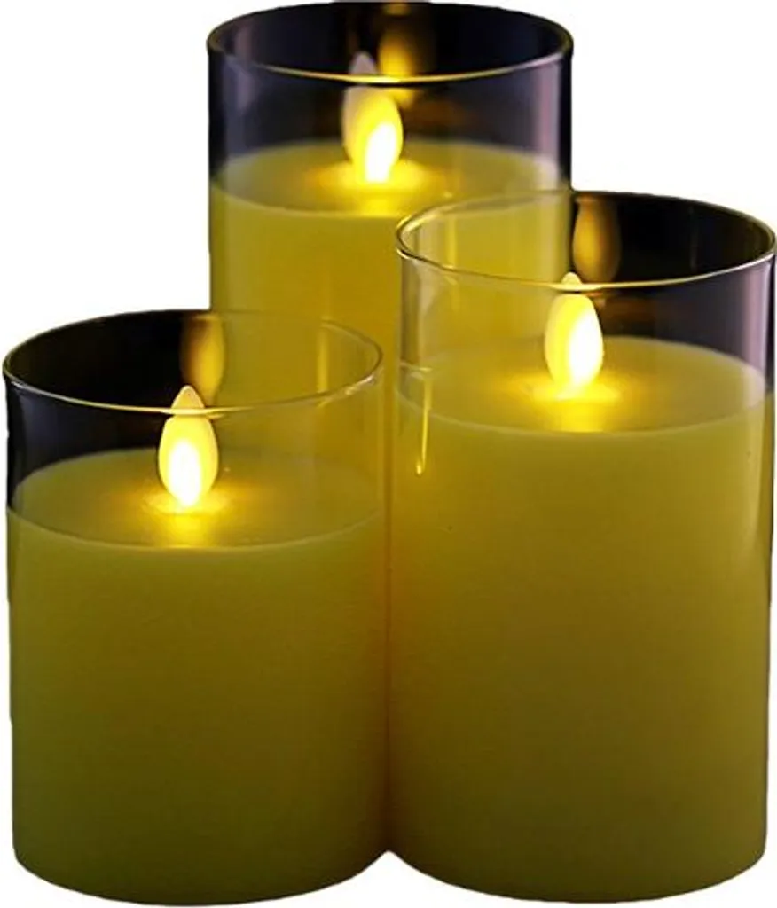 Candele LED Professionali INF in Vetro Trasparente - Design e Sicurezza