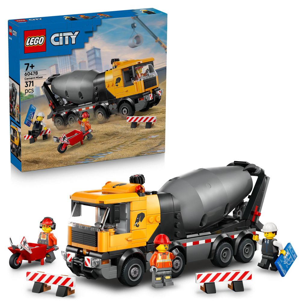 LEGO City Betoniarka, Zestaw do budowania, 7 lat(a), Zdjęcie produktu 