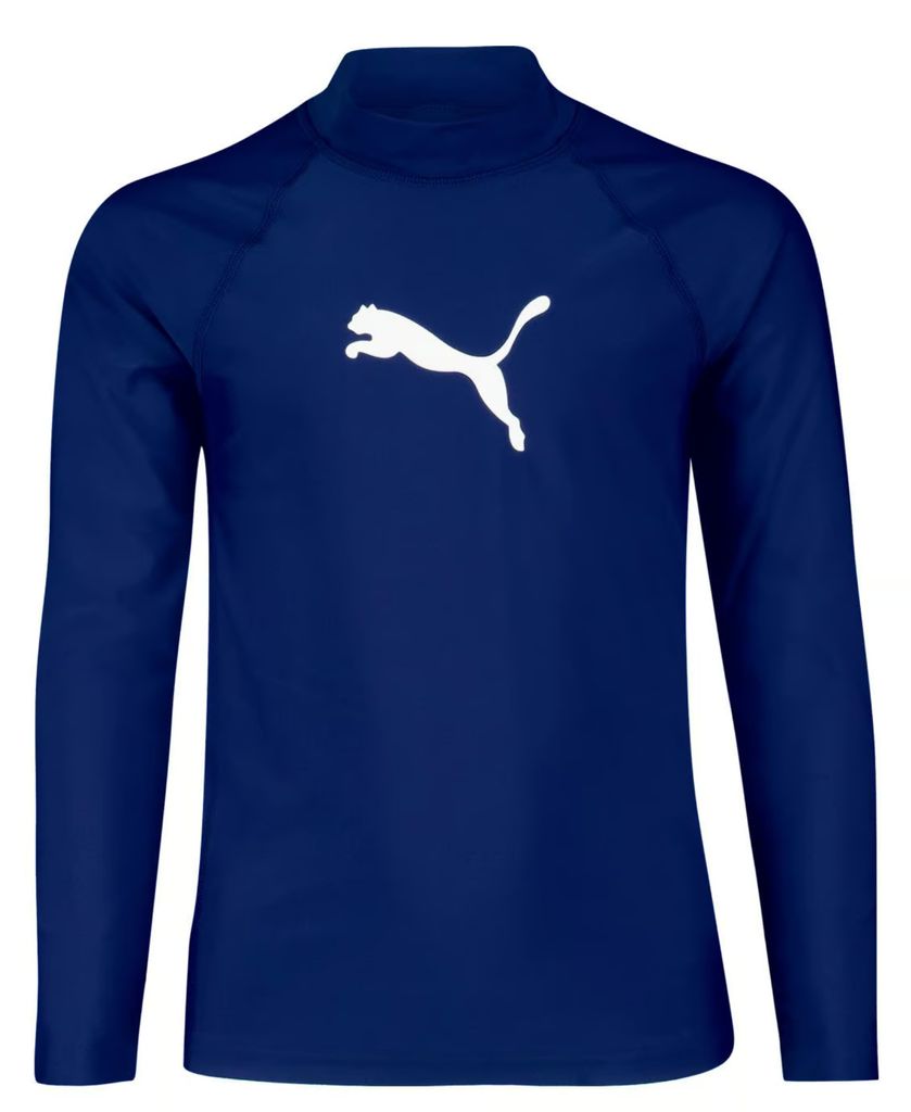 Puma Swim Kids Unisex Rashguard 1P, Navy 128