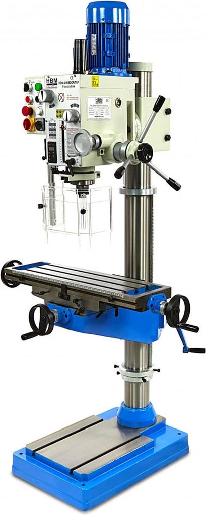 Fräsmaschine 32mm Bohrmaschine 40mm 75-3200U/min 1100/1500W Tischbohrmaschine