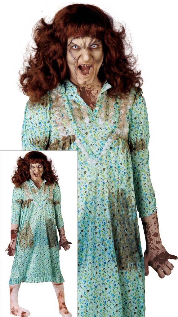 Halloween Albtraum Nachthemd Geisterkostüm Horror Kleid Produktbild 