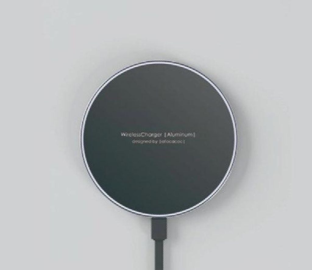 allocacoc WirelessCharger Aluminium, kabelloses Produktbild 