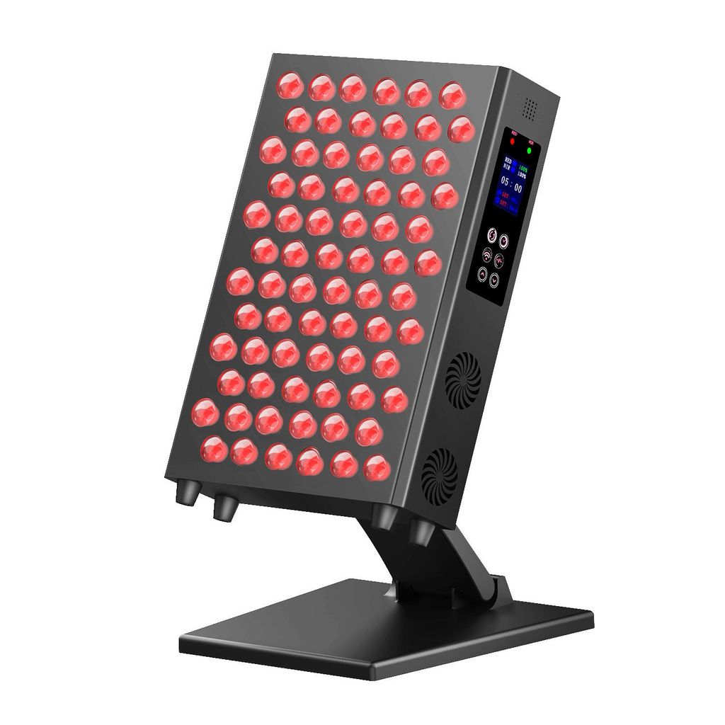 Axvcuxio Rotlichttherapie,LED-Infrarotlampe,Berührungskontrolle,72 LEDs,Hautpflege,Lichttherapiegeräte,für Energie, Schmerzen, Haut, Erholung