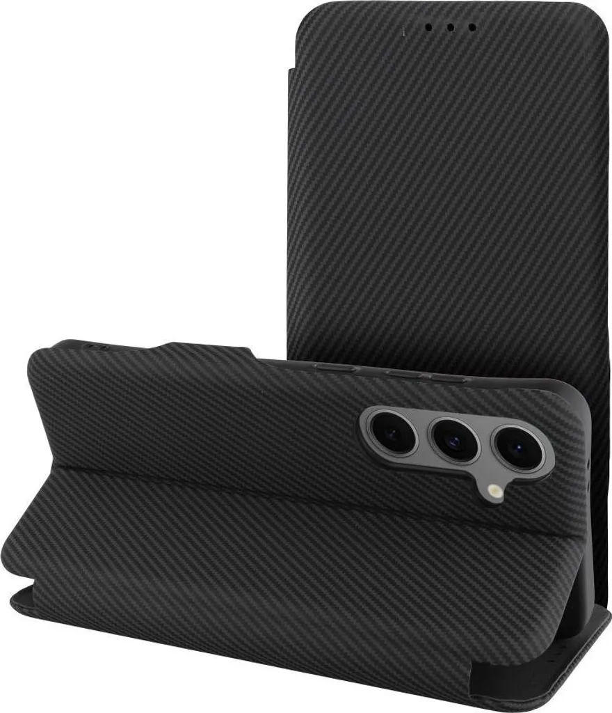 Housse Portefeuille Samsung A26 Noire avec Fermoir Aimanté Discret