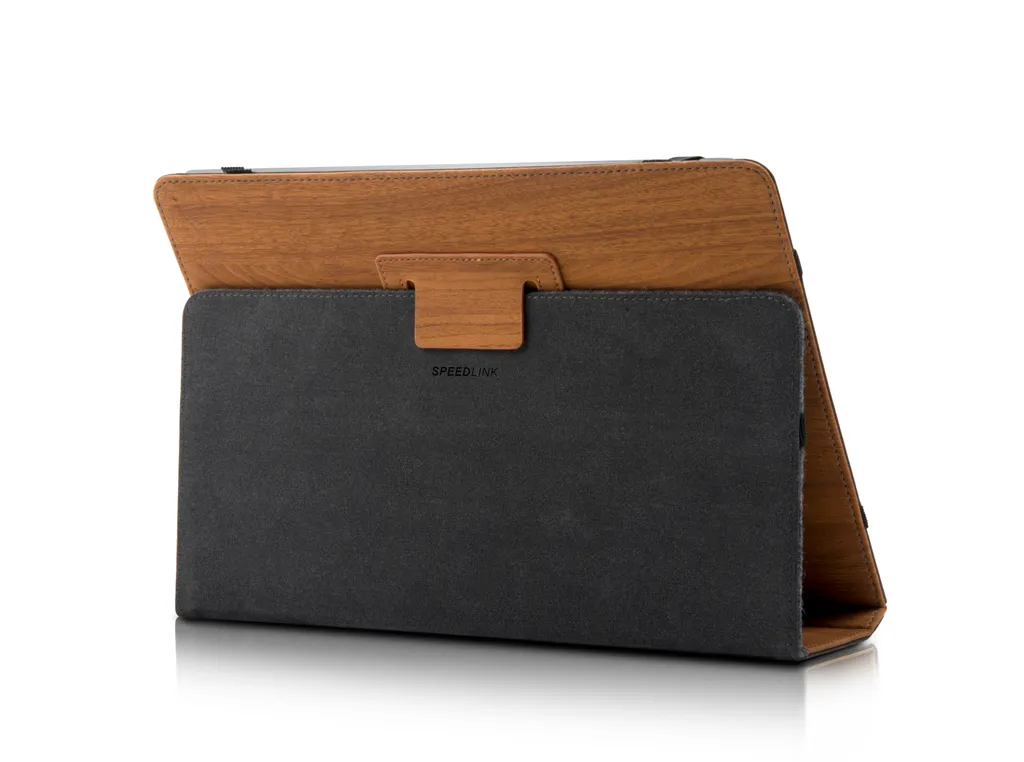 Cover Tablet 7" Speedlink SENTEA SL-7040 Grigio Marrone Design Legno - 2