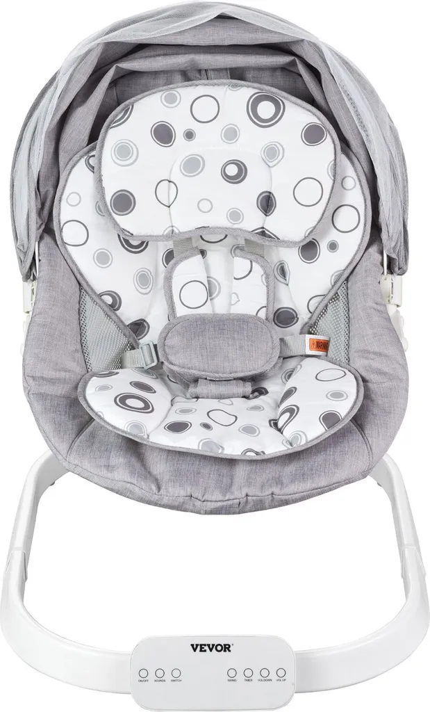 Balançoire Bébé Bluetooth avec Télécommande et 3 Inclinaisons Ergonomiques - 10