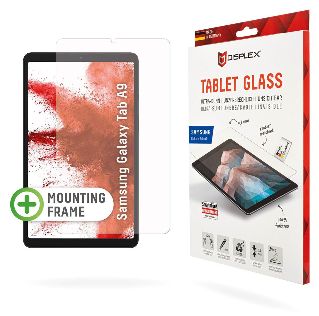 Displex Tablet Glass (9H) für Samsung Galaxy Tab A11/A9, Produktbild 