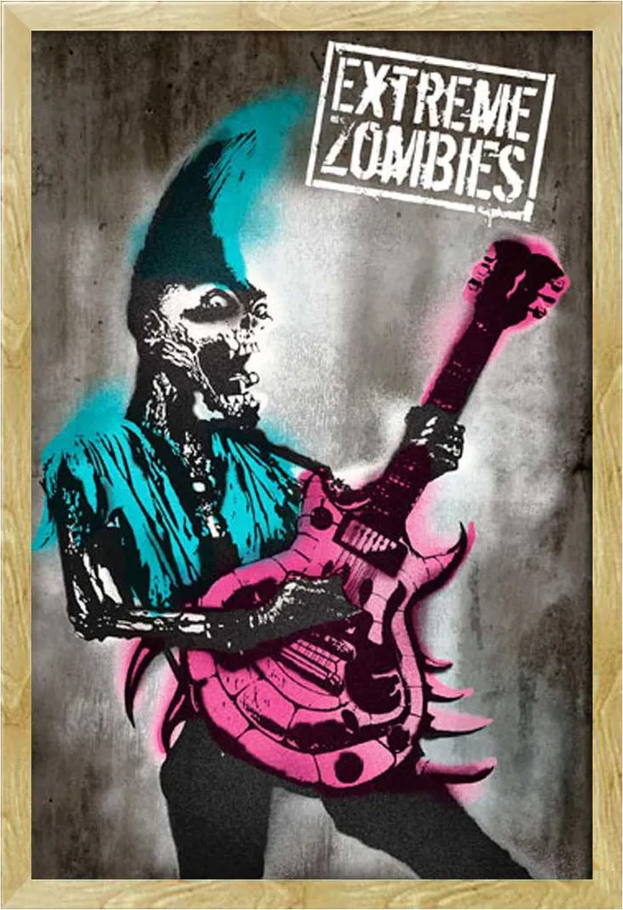 Poster Zombies avec Cadre Amovible Shinsuke Maxi Hêtre et Vitre Souple