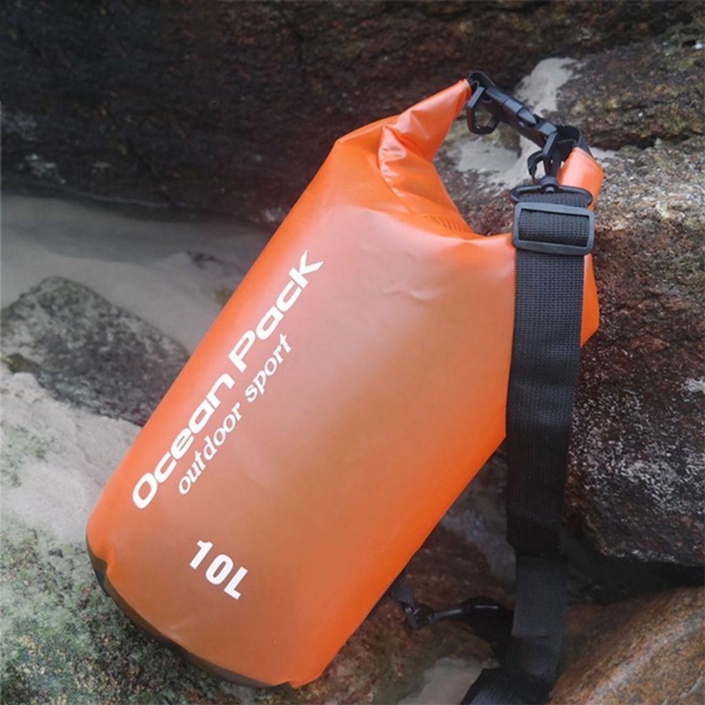 Dry Bag Rucksack, Größe:5 Liter, Farbe:Orange