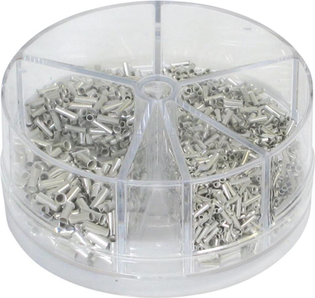 Aderendhülsen-Streudose unisoliert 0,5 - 2,5 mm2