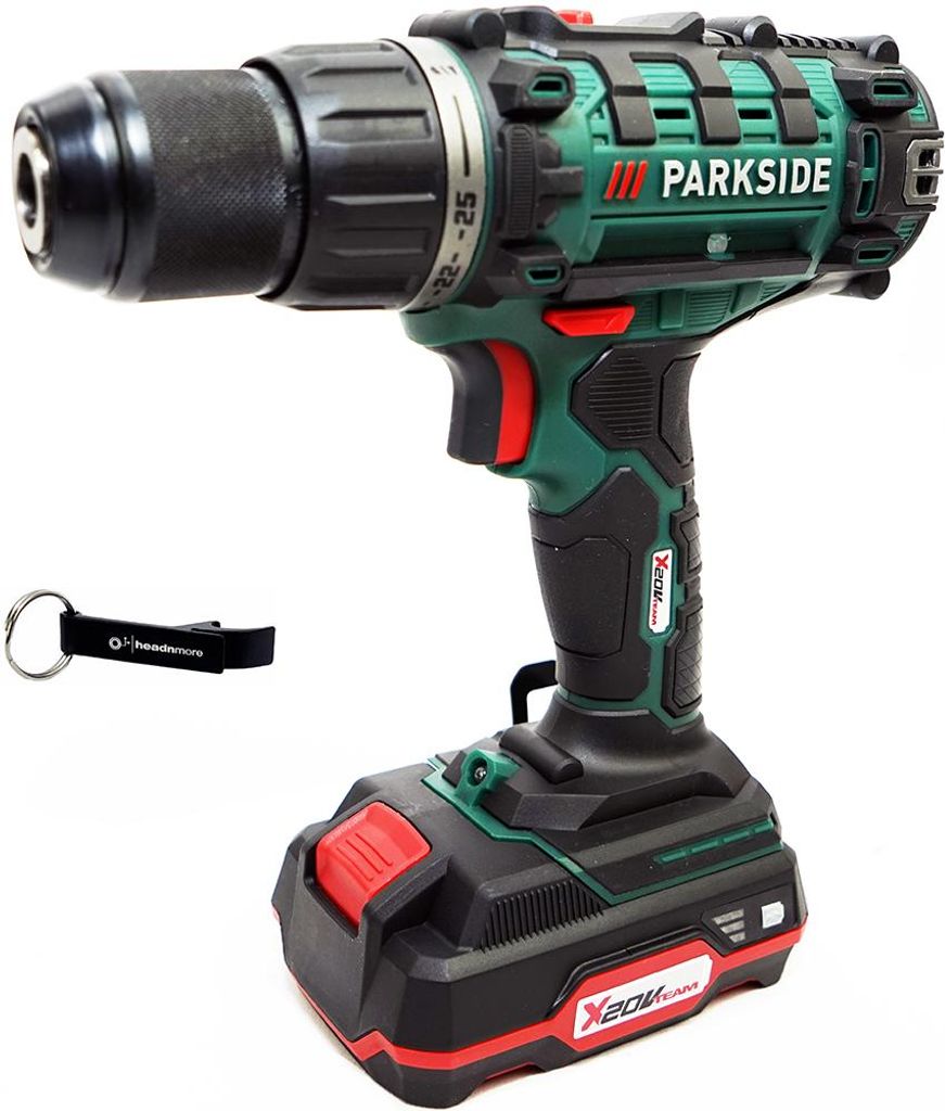PARKSIDE 20 V Akku-Bohrschrauber Set / inkl. 2 Akkus (2Ah) und Ladegerät (2,4A)