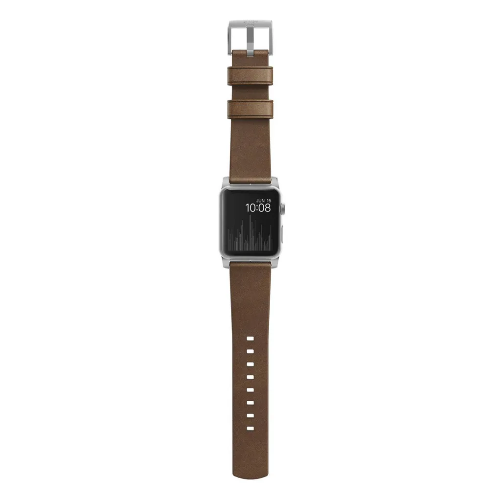Bracelet Cuir Durable pour Apple Watch : Fini le Plastique Irritant