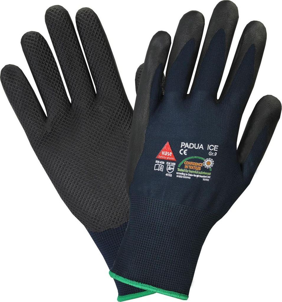 Hase Padua ICE Sicherheitshandschuhe Nitril-Beschichtung und Diamond Grip Gr. 11
