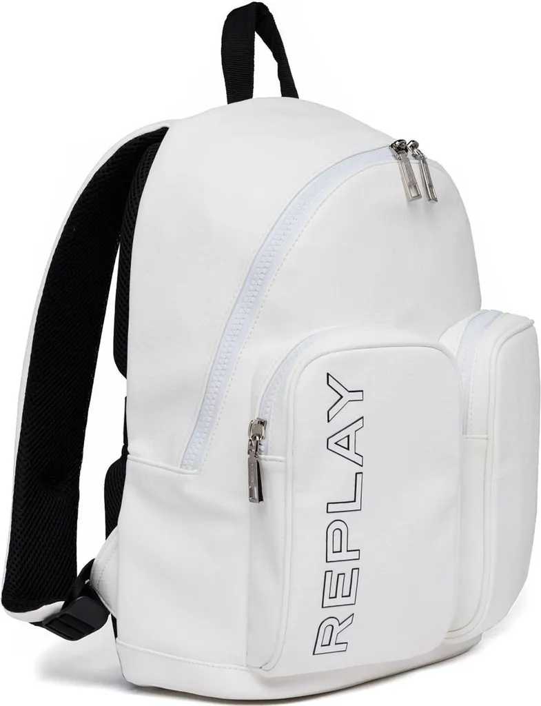 Sac à Dos Ordinateur Portable Replay Design Optical White Blanc Épuré