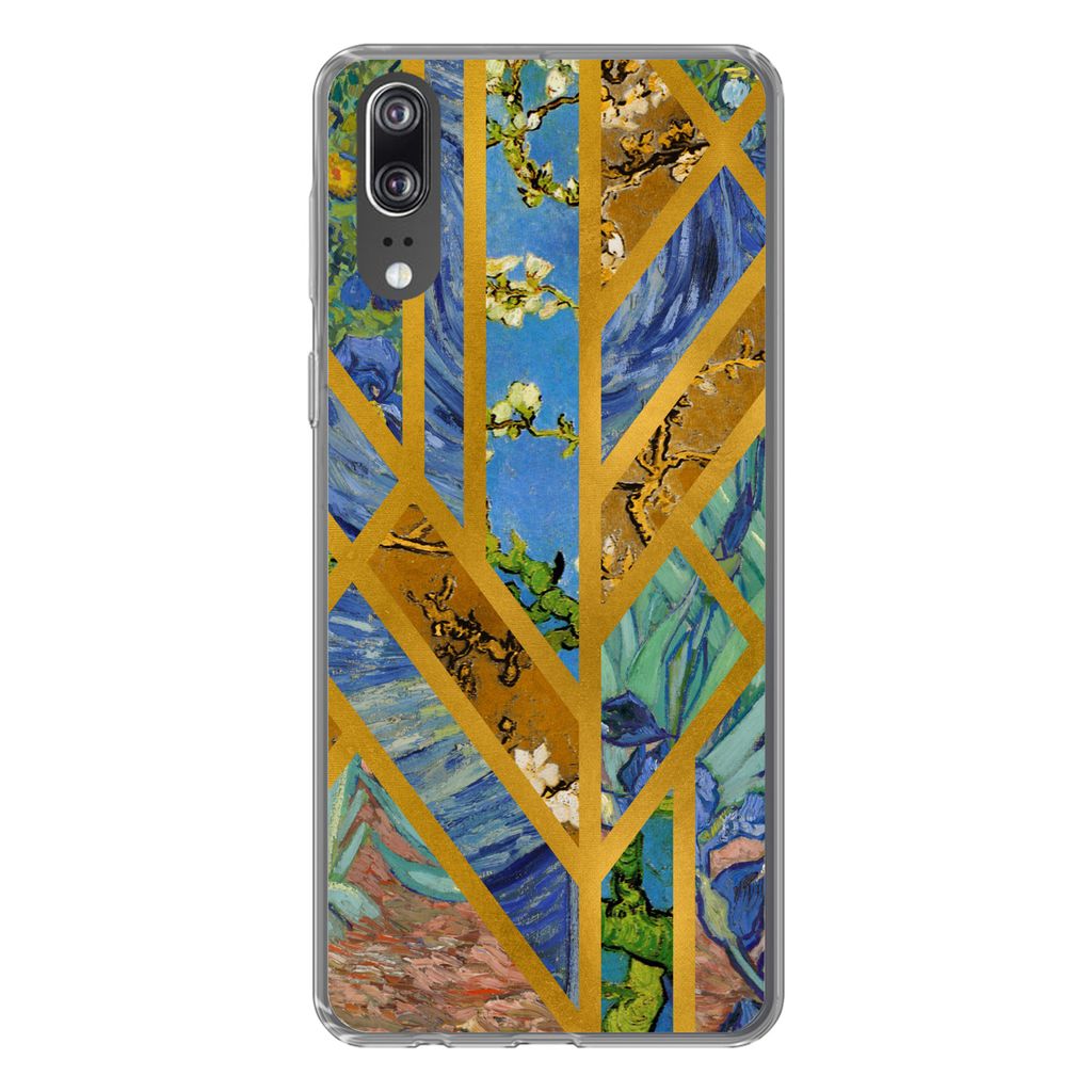 MuchoWow Handyhülle Schutzhülle Hülle für Huawei P20 Kunst - Vincent van Gogh - Alte Meister Silikon Softcase Handy Hülle - Hardcover