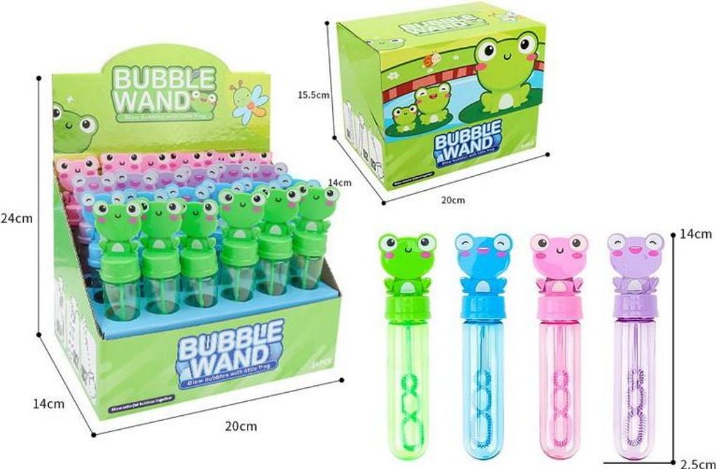 Seifenblasen-Frosch 14 cm Produktbild 