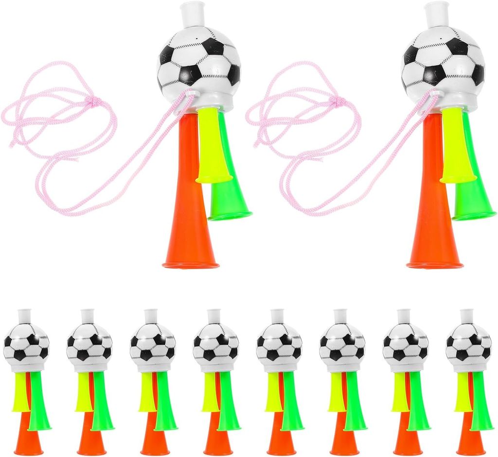 10pcs Kunststoff Stadion Horn Air Horn Loud Noise Maker für Produktbild 