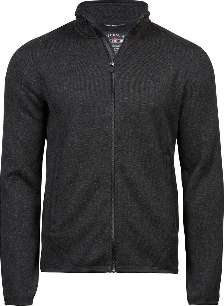 Tee Jays - Fleecejacke für Herren, Für Außen RW10930 (5XL) (Schwarz)