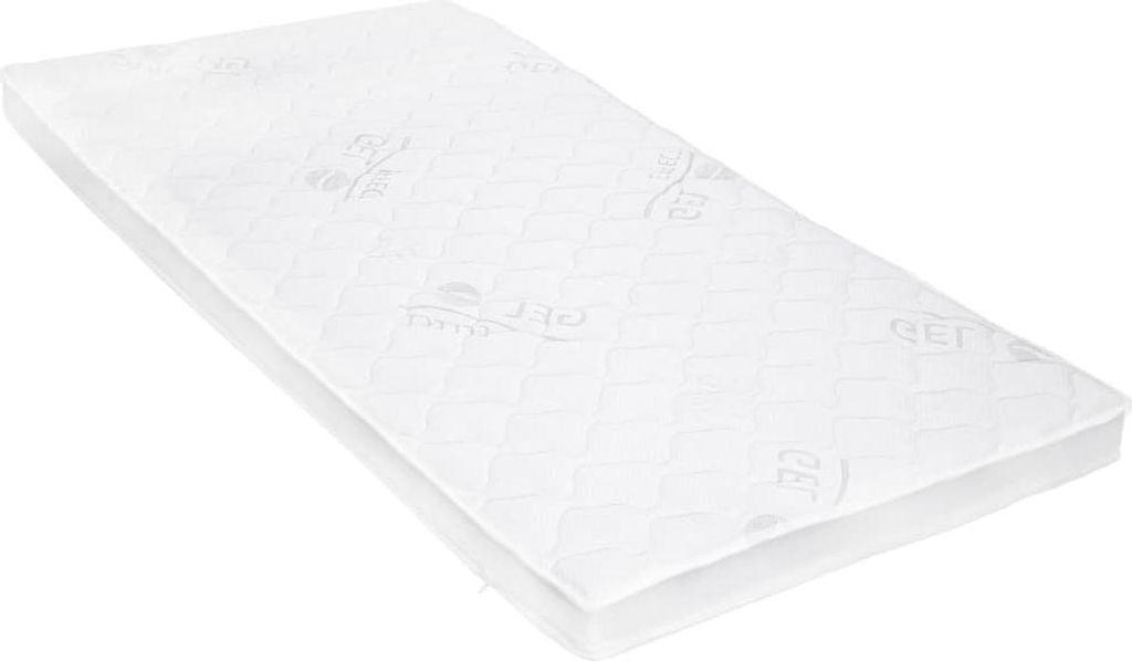 vidaXL Matratzenauflage 80 x 200 cm Gelschaum 7 cm
